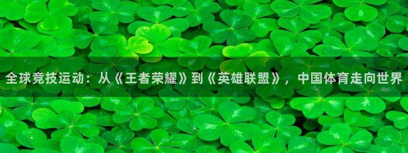 下载西瓜看球：全球竞技运动：从《王者荣耀》到《英雄联盟》，中国体育走向世界