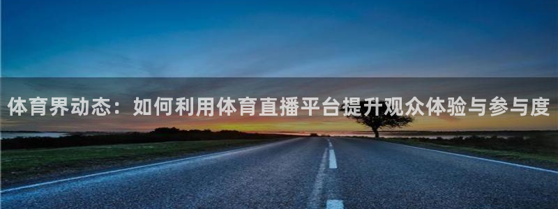 西瓜看球直播在线：体育界动态：如何利用体育直播平台提升观众体验与参与度